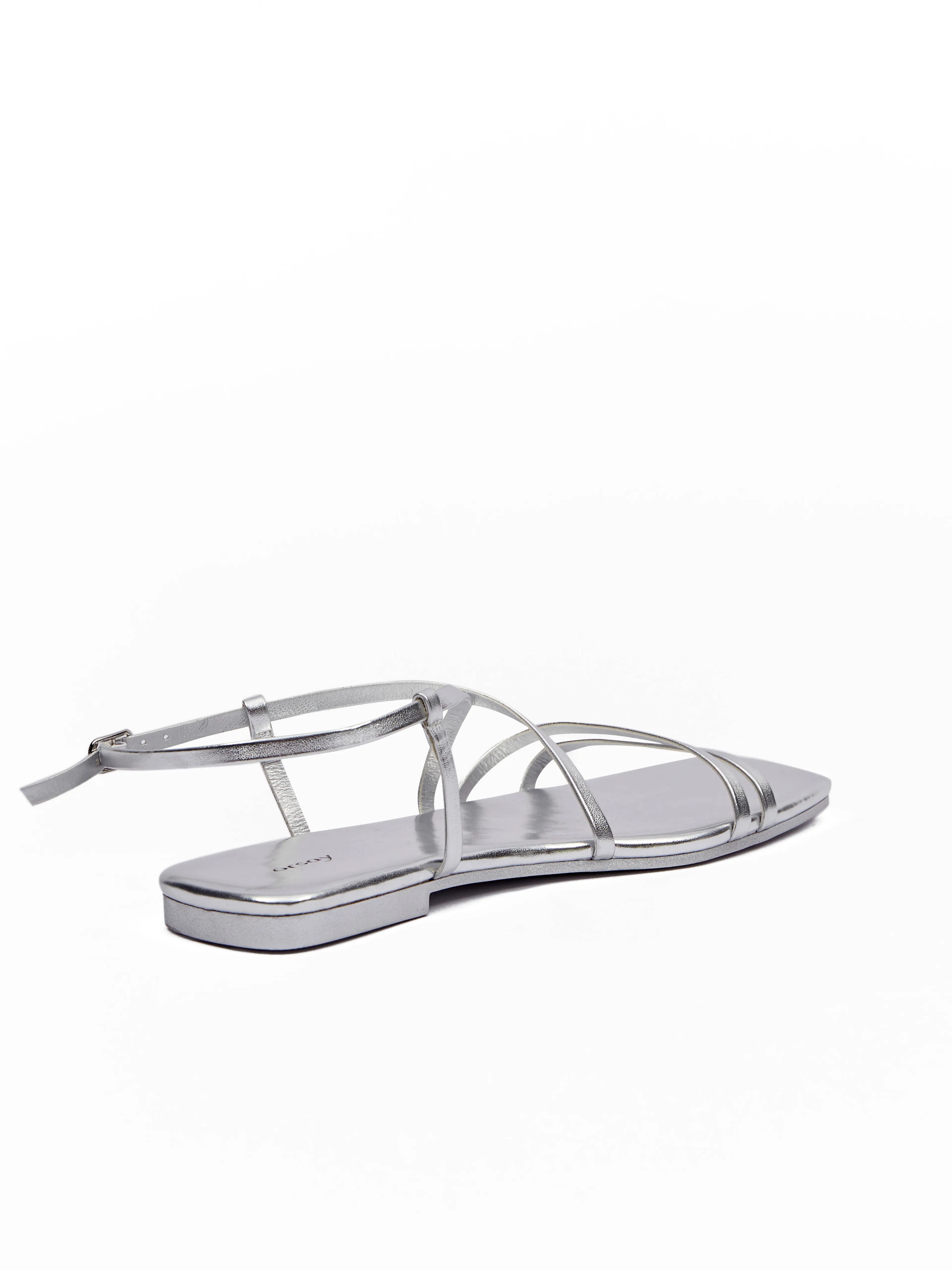 Silberne Damen Sandalen ORSAY