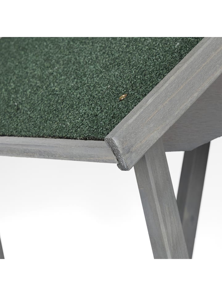 relaxdays Vogelfutterhaus in Grau/ Grün - (B)70 x (H)139 x (T)60 cm günstig kaufen onesize