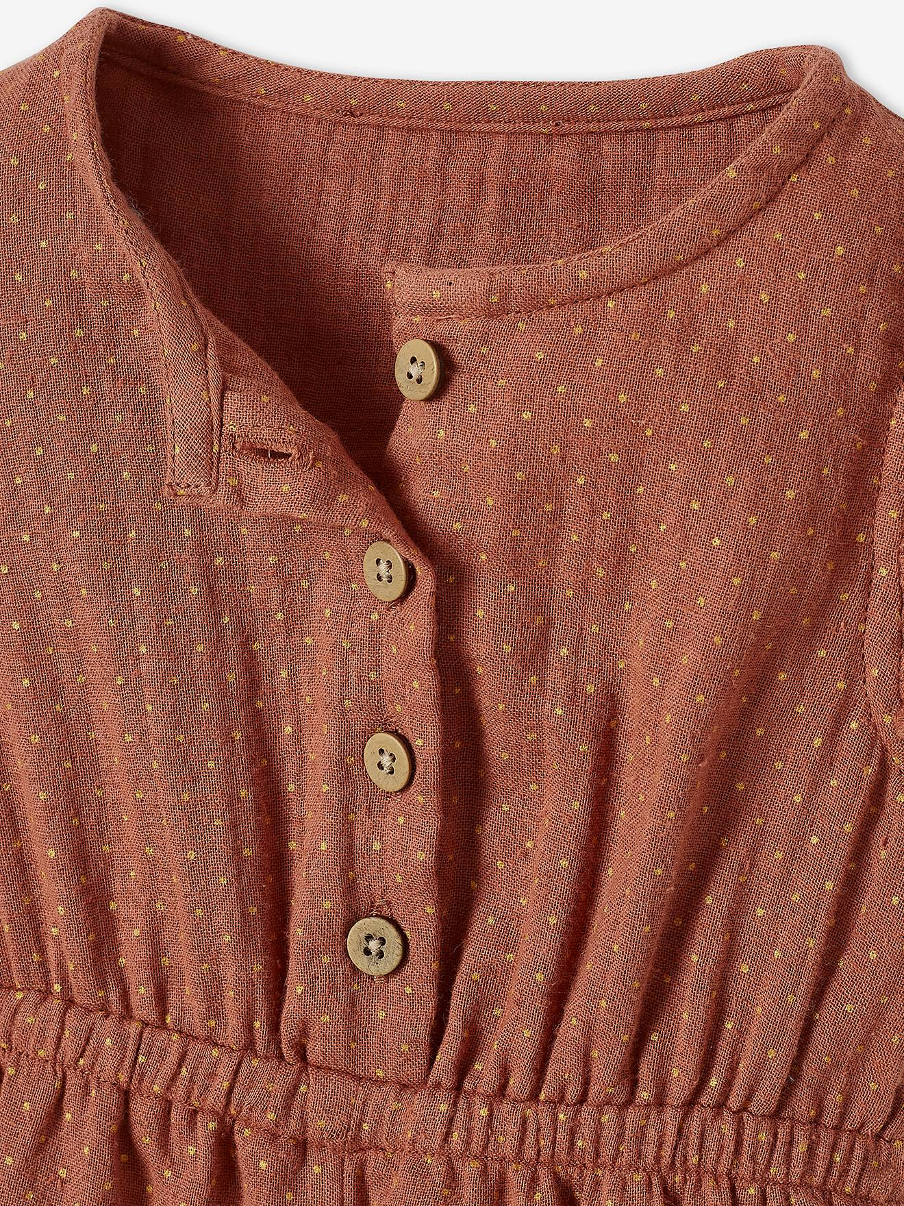 Combi-short en gaze de coton bébé bleu ciel