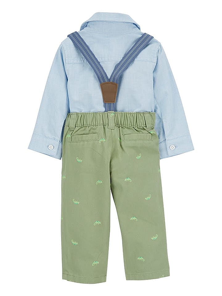 carter's 2tlg. Outfit in Hellblau/ Grün günstig kaufen 74