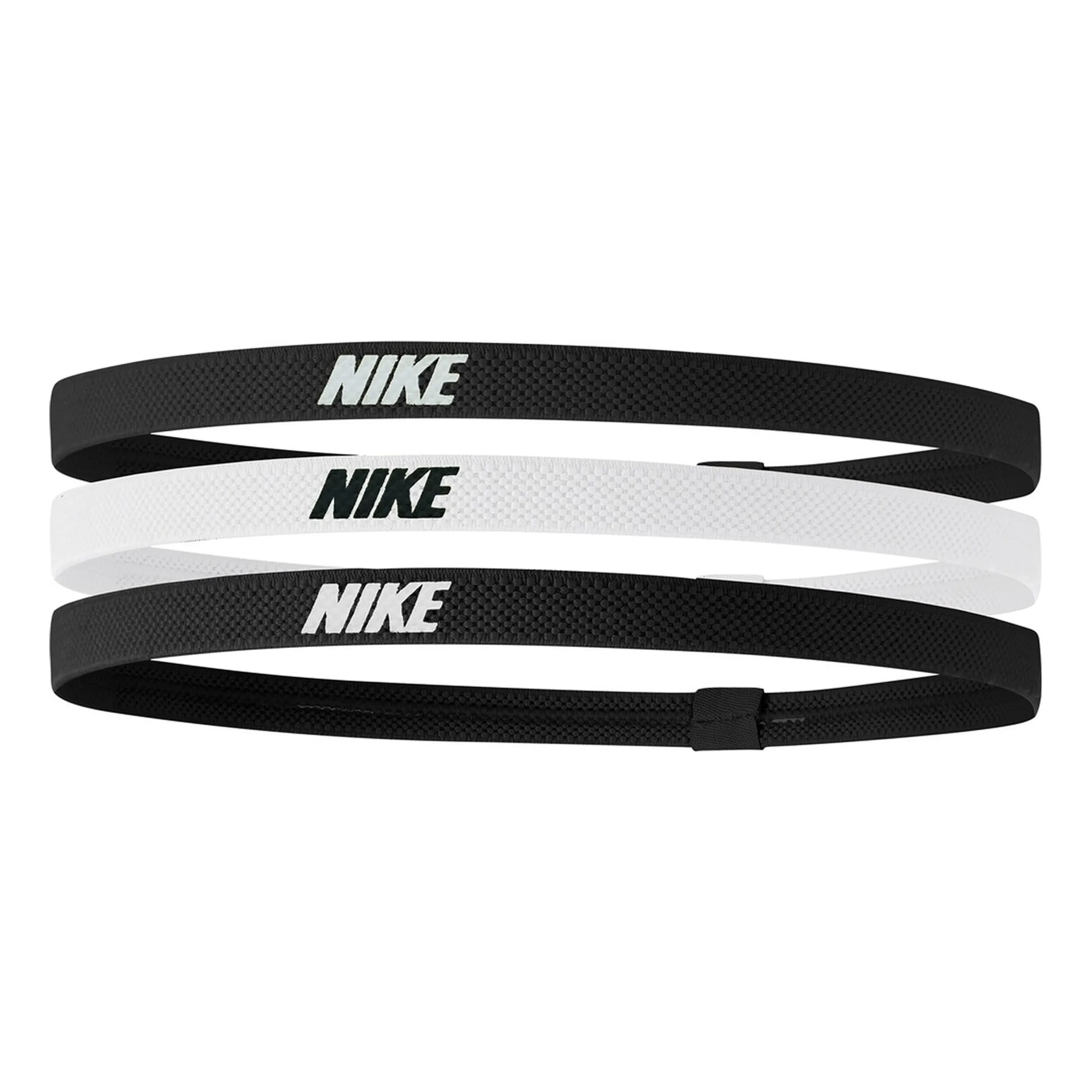 Elastic 2.0 Haarband 3er Pack - Schwarz, Weiß
