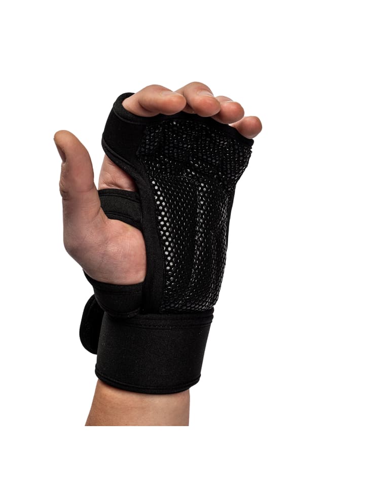 Gorilla Wear Trainingshandschuhe zum Gewichtheben - Yuma - Schwarz günstig kaufen