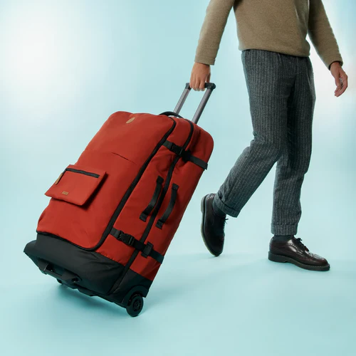 Kaikoura orange 2-wheel soft suitcase