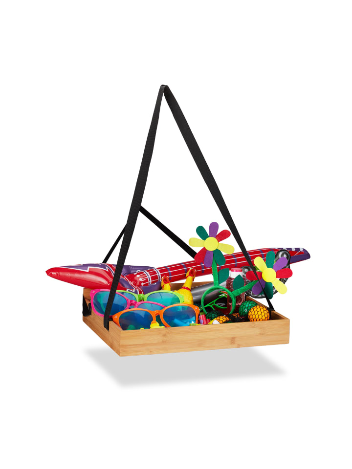 relaxdays Bauchladen in Natur - (B)50 x (T)40 cm günstig kaufen onesize