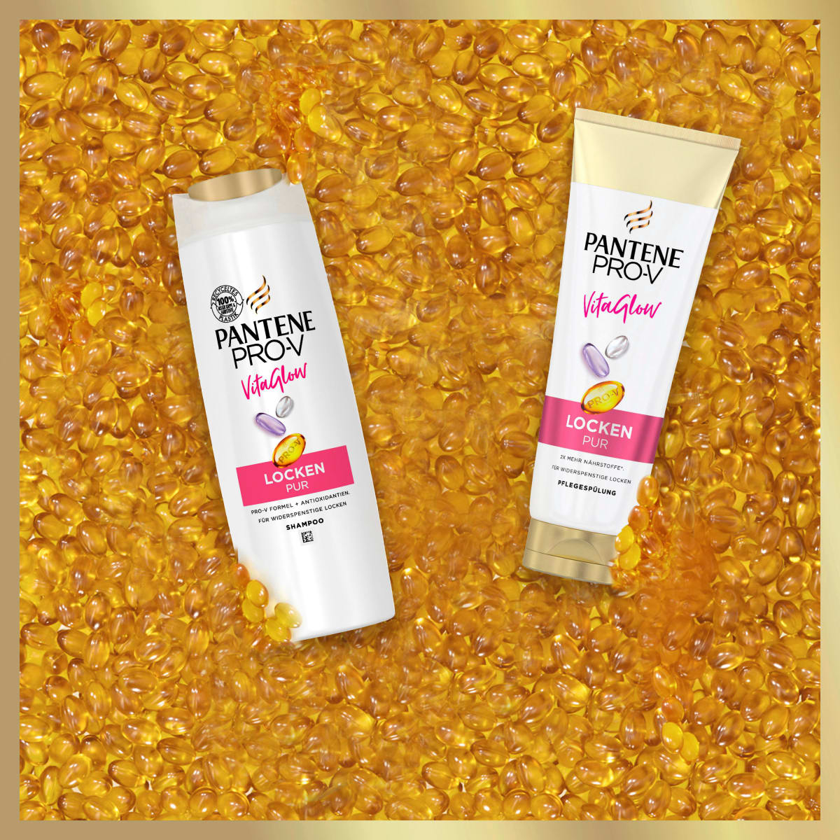 Shampoo Vita Glow Locken Pur, 300 ml