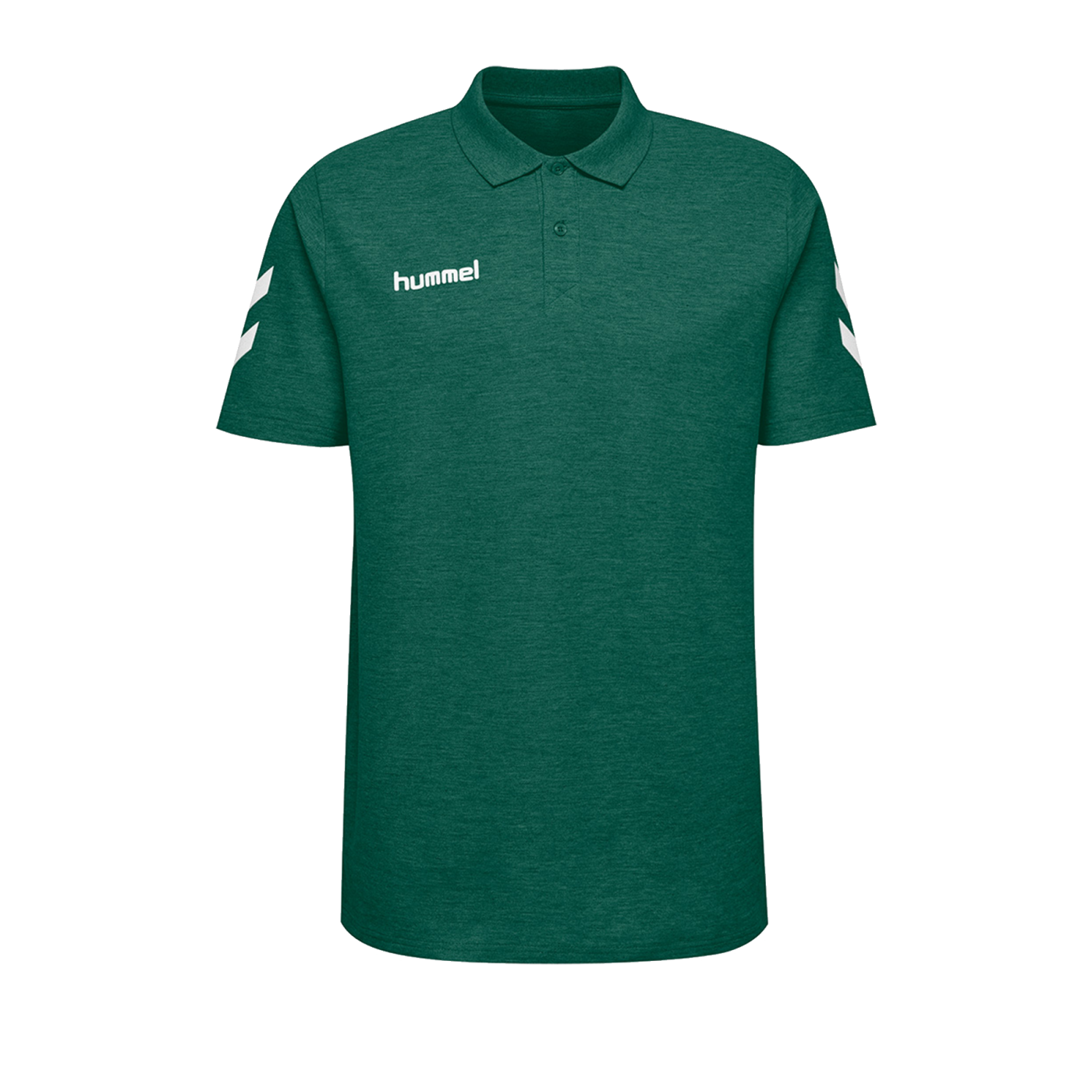 Hummel Cotton Poloshirt Grün F6140