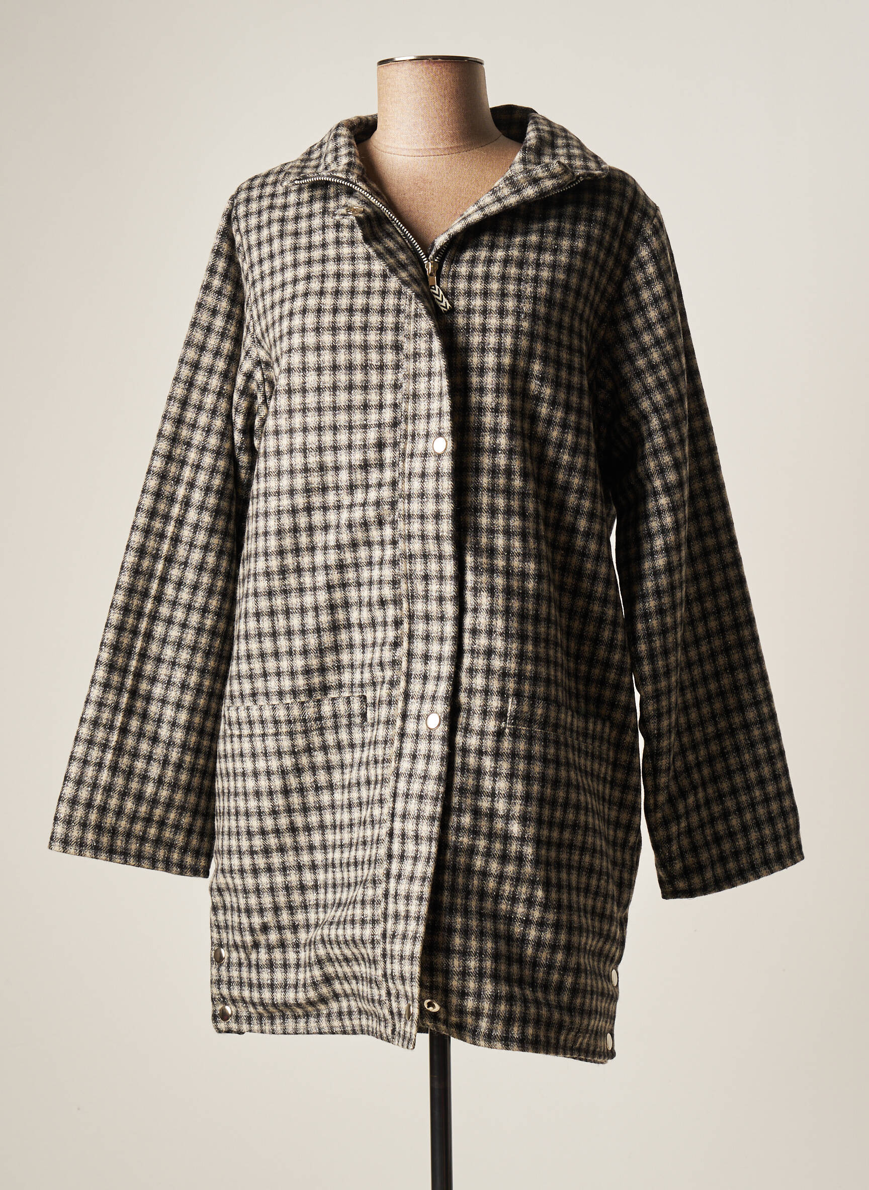Agathe   Louise Manteaux Longs Femme couleur gris
