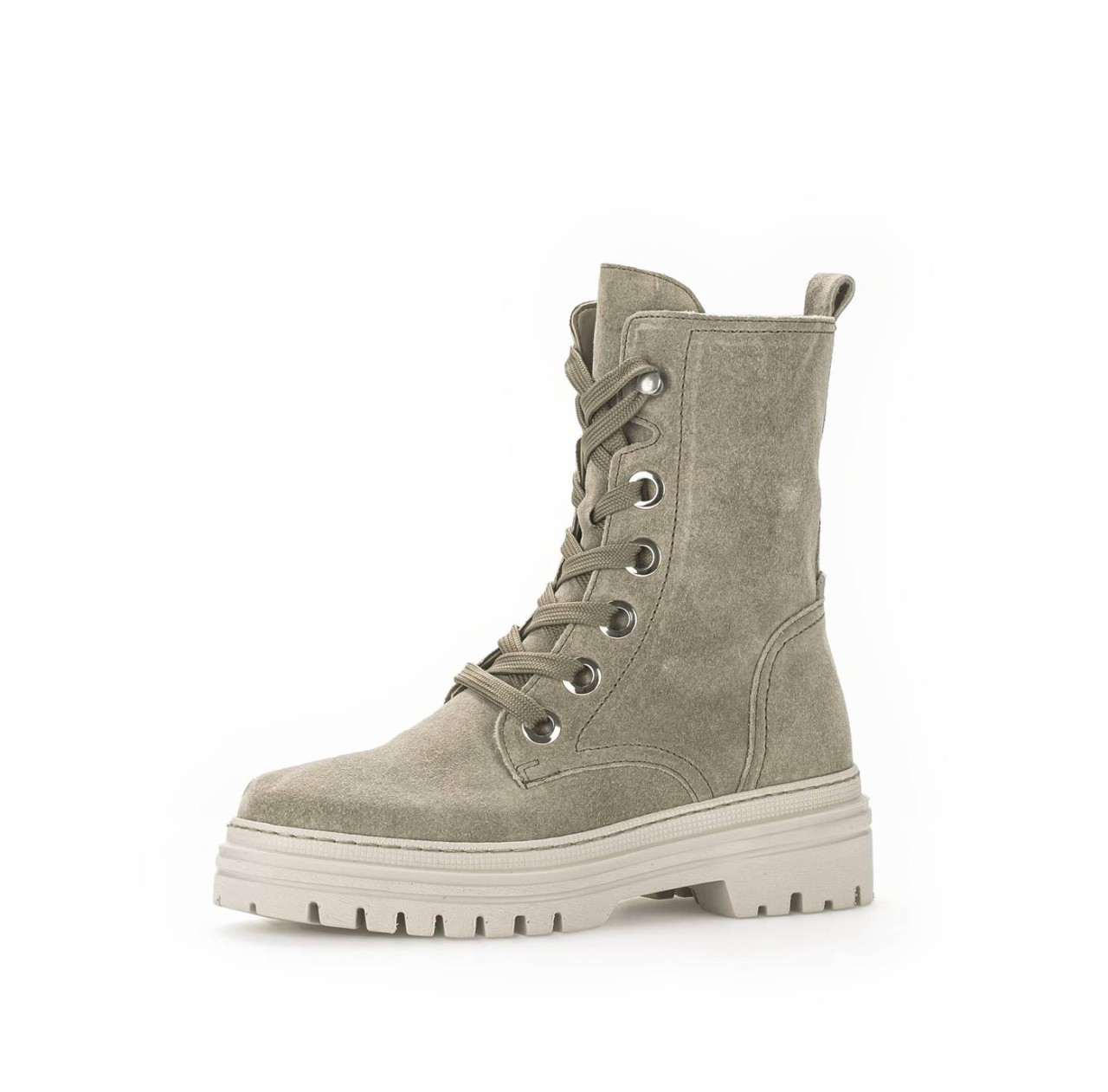 GABOR Freizeit Schnürer grün Gabor Fashion Biker- und Combat Boots 31
