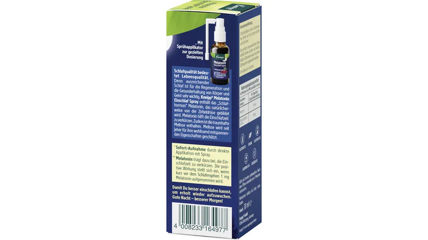 Kneipp Melatonin Einschlaf-Spray 30 ml