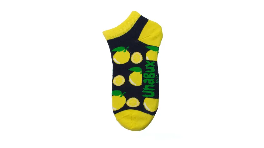 Unabux Unisex Sneaker Socken Sour Sour