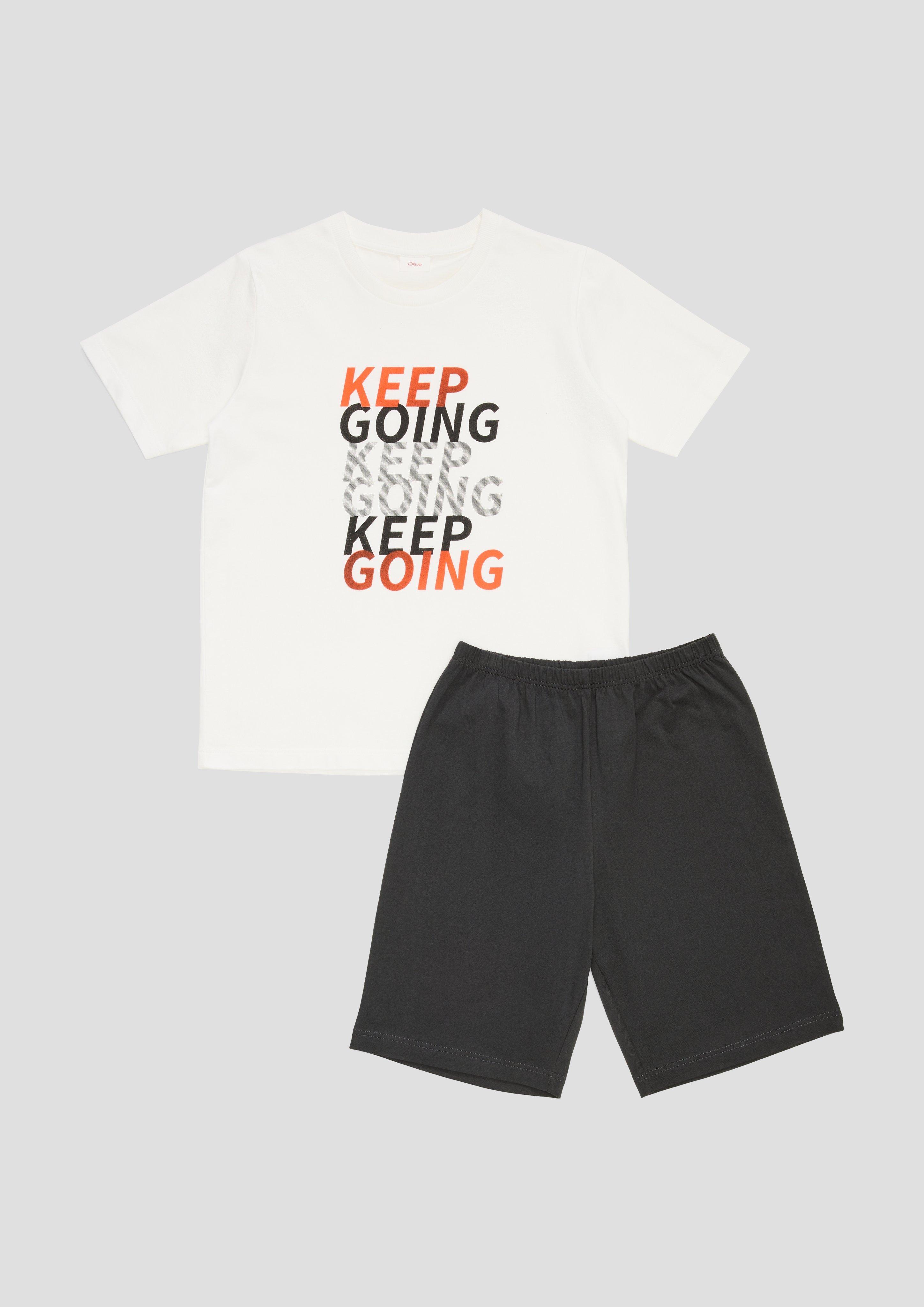 Kurzes Pyjama-Set aus Jersey  6009036-1948