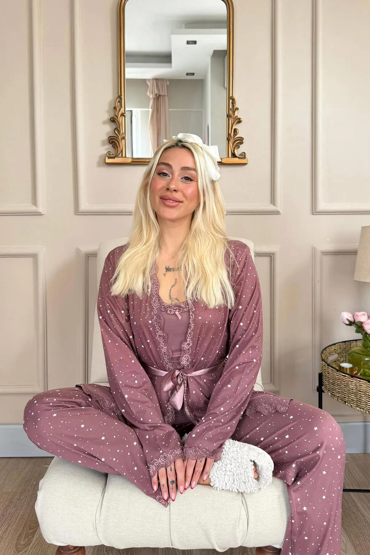 Pijamaevi  Pyjama set - Rosa - Muster