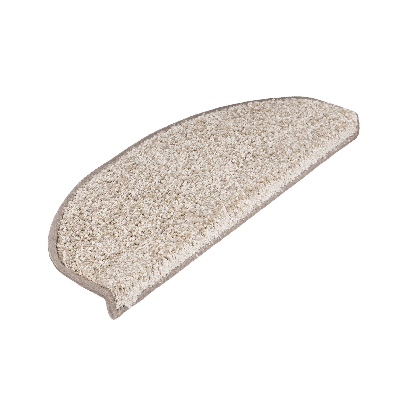 Stufenmatte Jakarta, Treppenschutz, Stufenschoner, viele Farben, Karat, Halbrund, Höhe: 10 mm, 100% Polypropylen