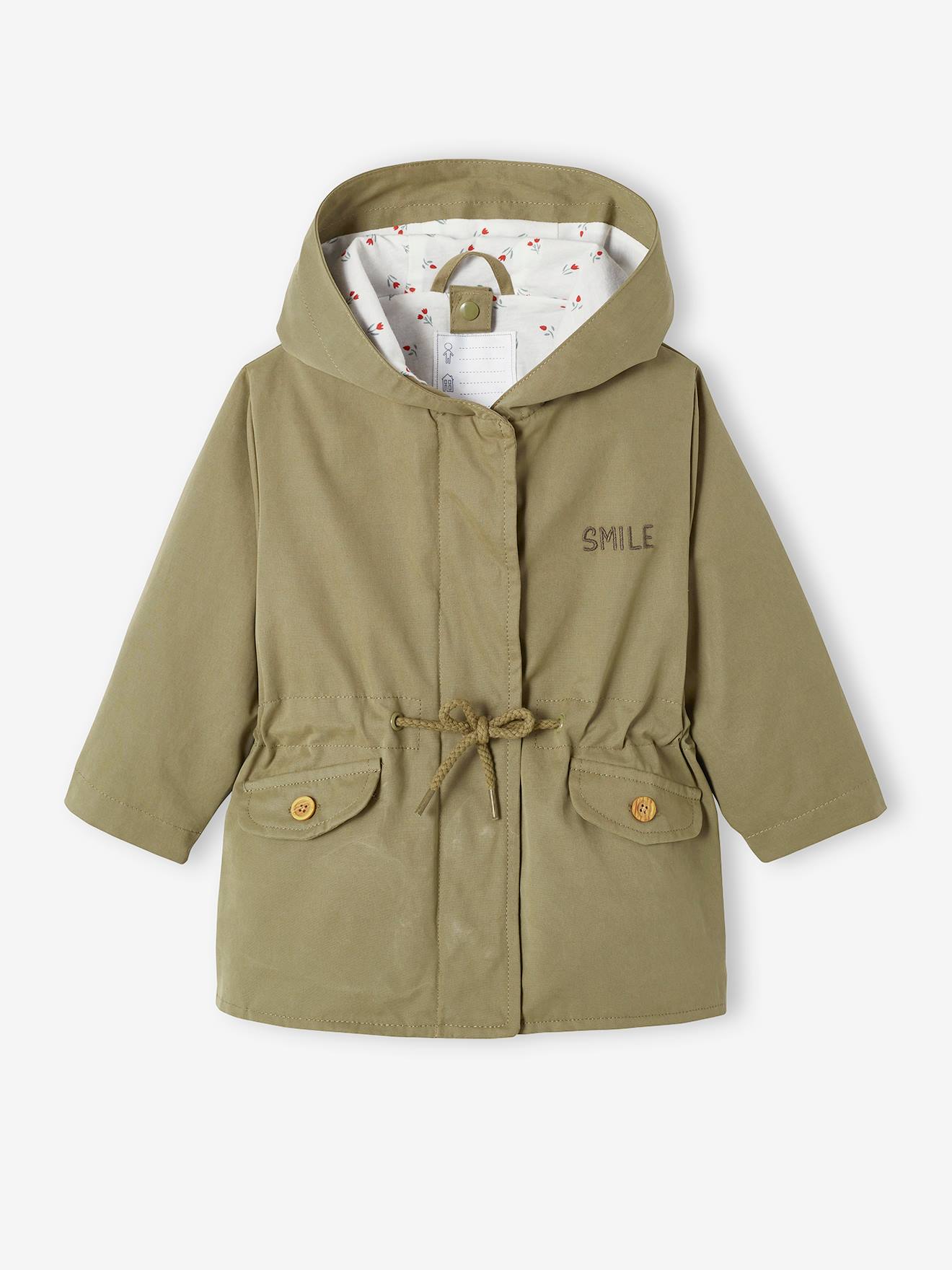 Vertbaudet 3-in-1 Baby Jacke mit Recyclingmaterial - khaki