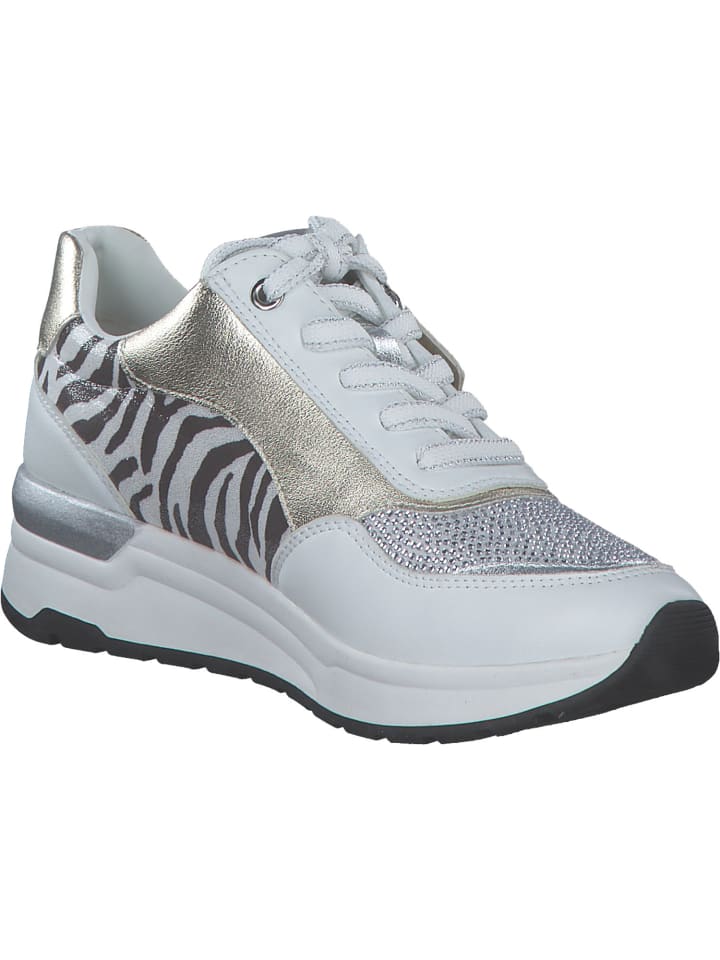Marco Tozzi Sneakers Low in White comb günstig kaufen