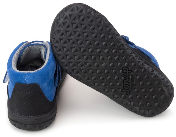 Jonap bare ~ Bella MidCut Klettschuh Leder ~ Blue