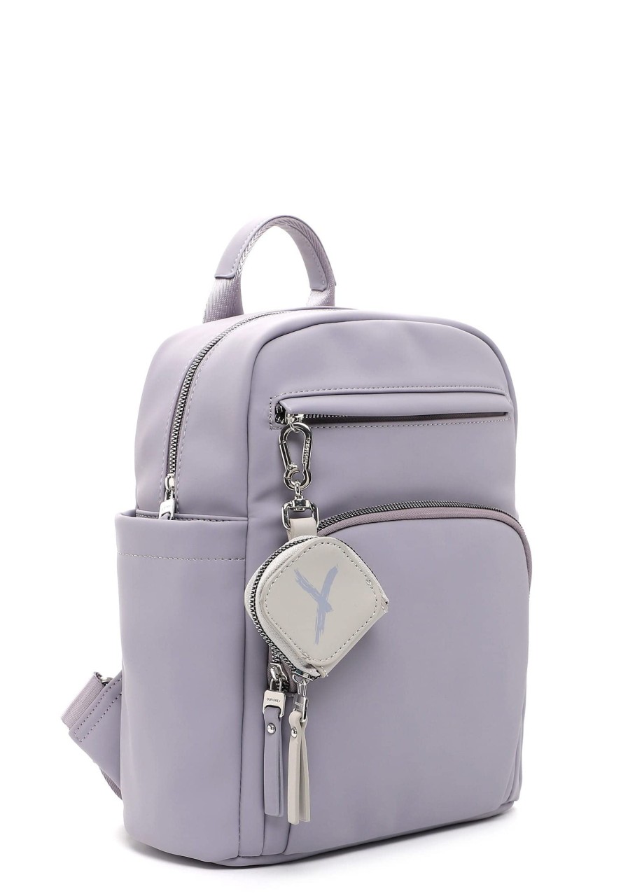 SURI FREY Handtaschen rot Rucksack Cody, flieder