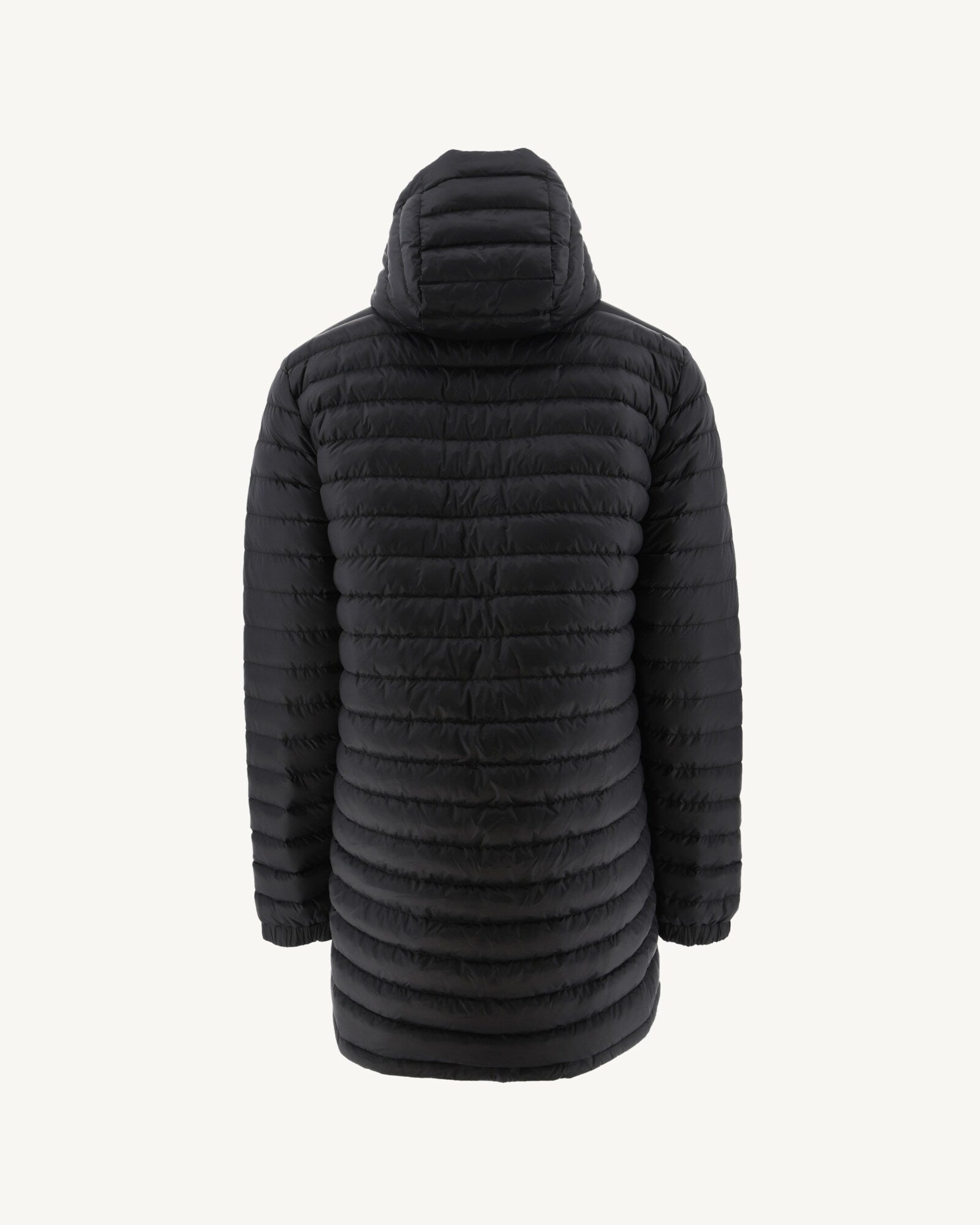 Doudoune longue réversible à capuche Noir Amsterdam