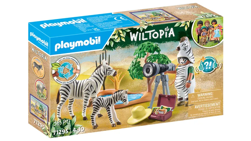 PLAYMOBIL 71295 WILTOPIA Unterwegs mit der Tierfotografin