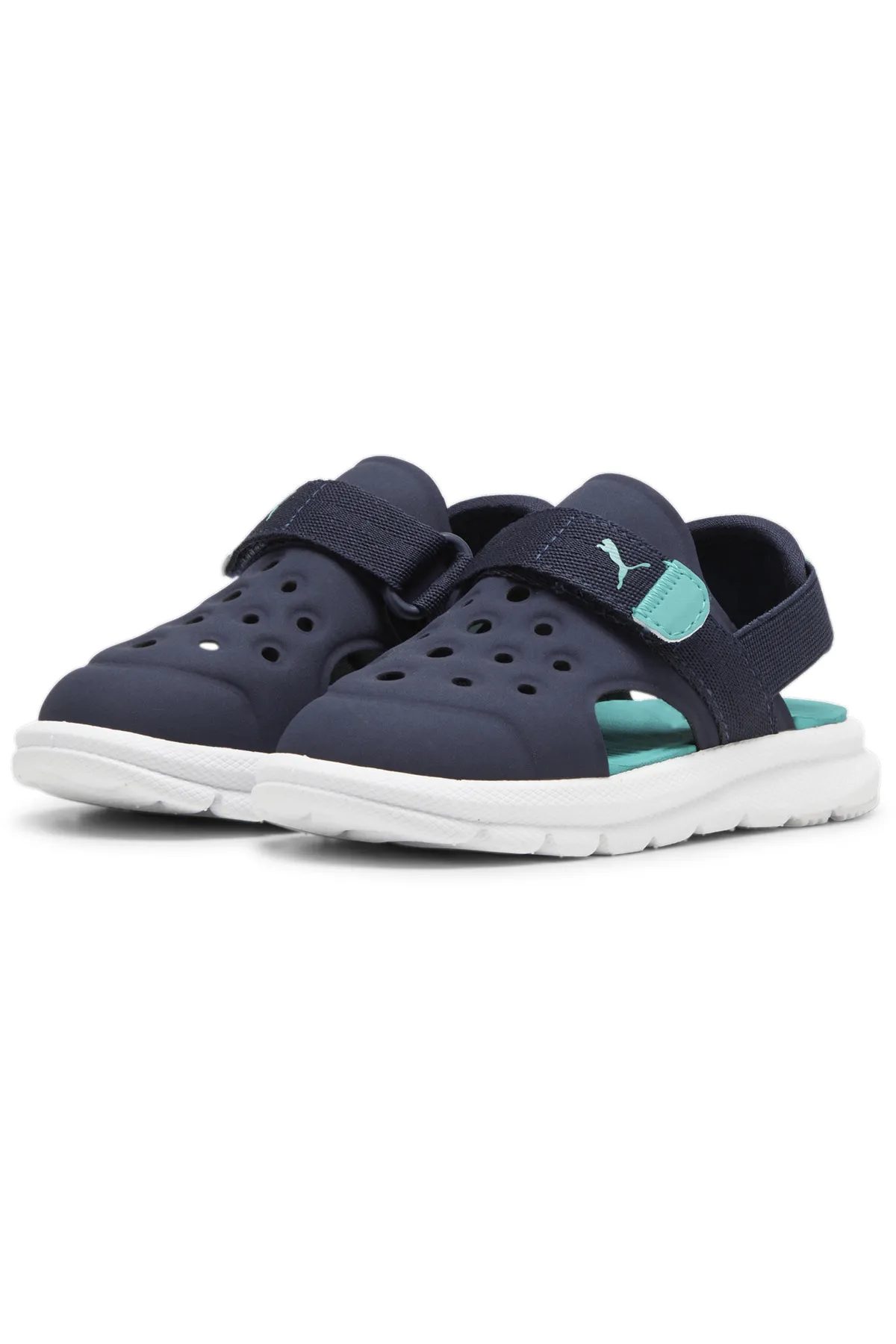 Puma  Sandalette - Blau - Flacher Absatz