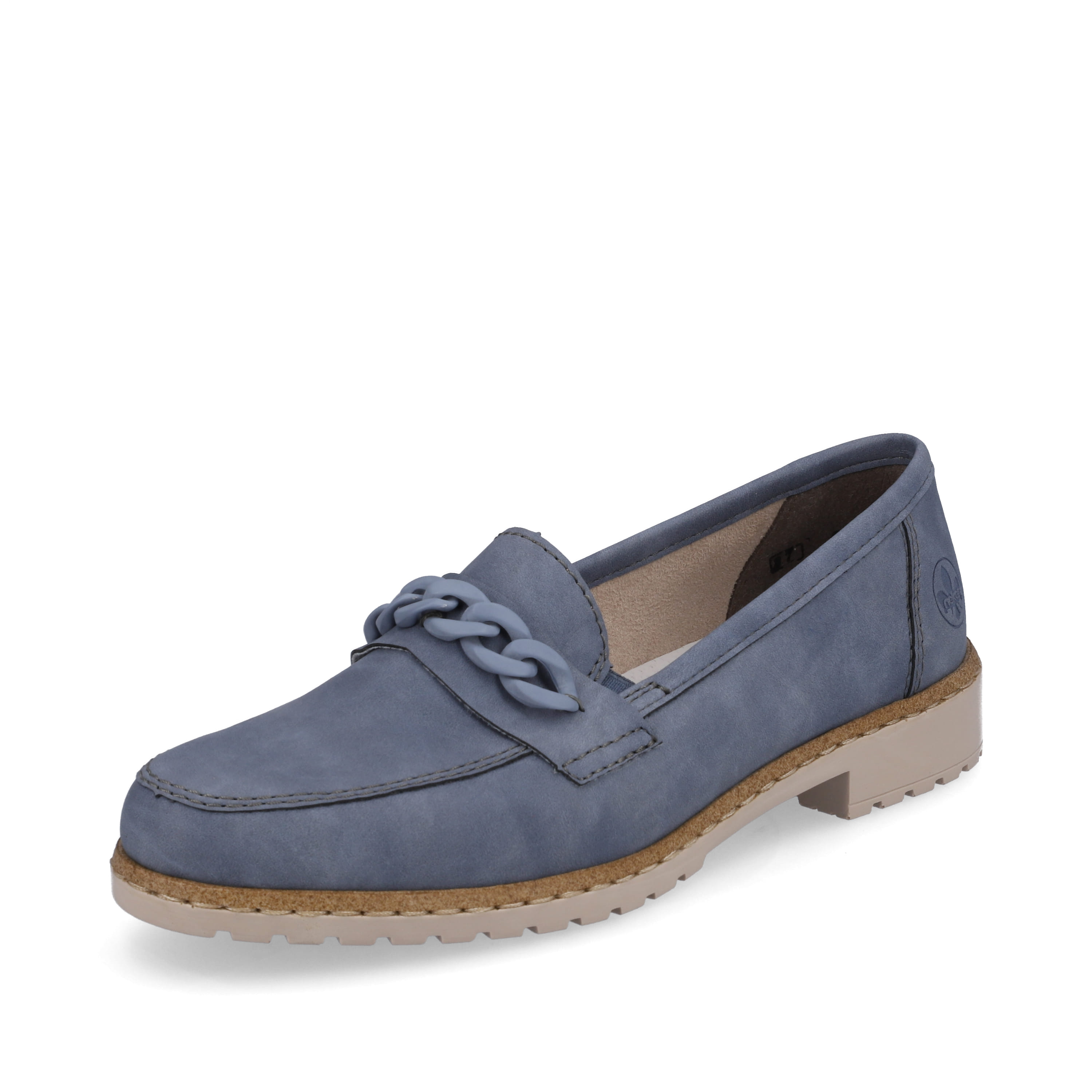 Rieker Damen Loafer himmelblau