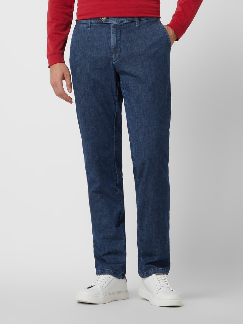 Regular Fit Jeans mit Stretch-Anteil Modell 'John' in blau