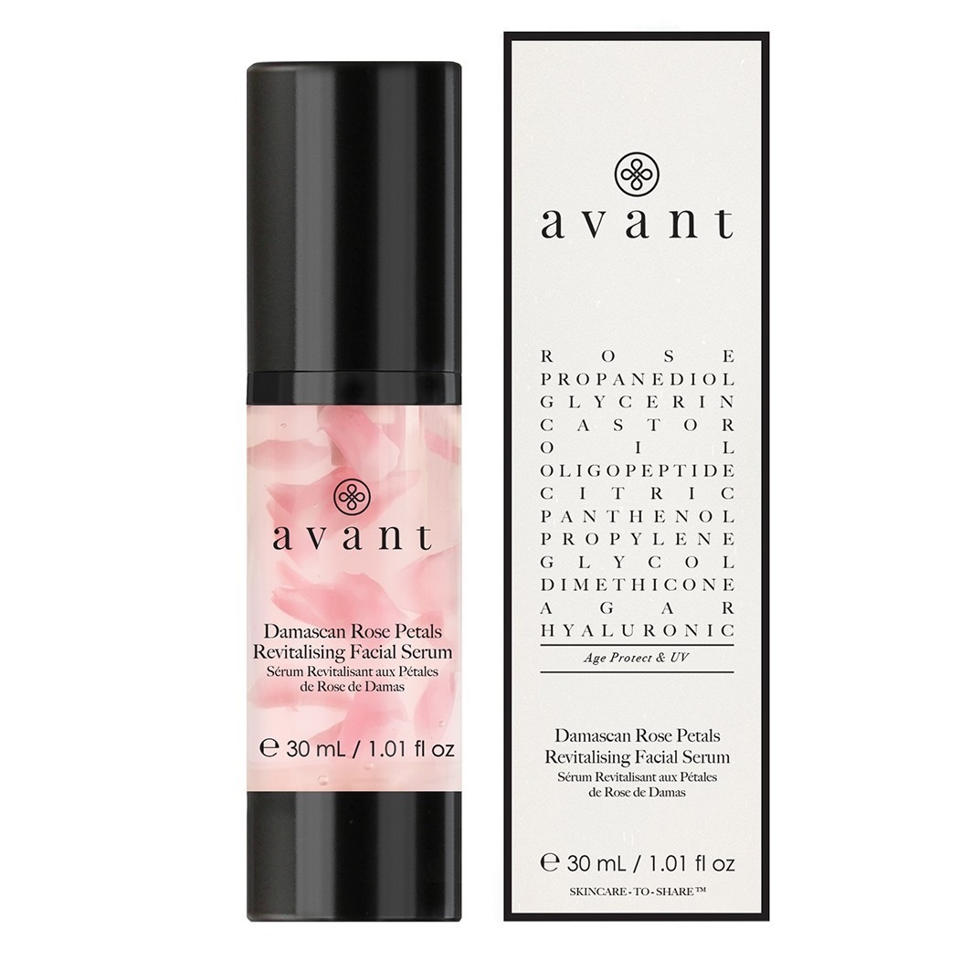 Revitalizační sérum Avant Skincare s okvětními lístky damašské růže