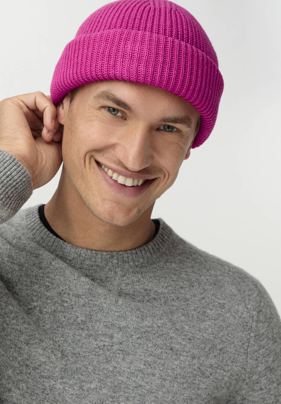 Unisex Strickmütze aus reiner Bio-Baumwolle