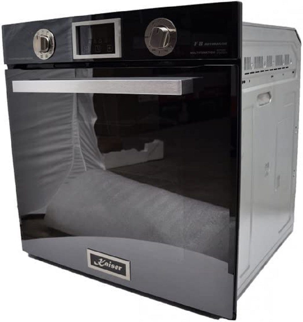 Kaiser Küchengeräte Backofen-Set EH 6326 SP +KCG 6380, Elektro Backofen, Autark, 79L,10 Funktionen+Gas-Kochfeld, 60cm