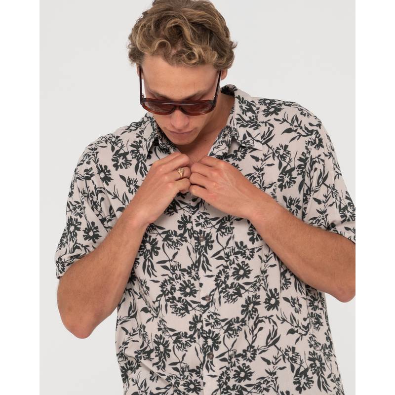 RUSTY PYROTECHNICS SHORT SLEEVE SHIRT Kurzarmhemd Herren