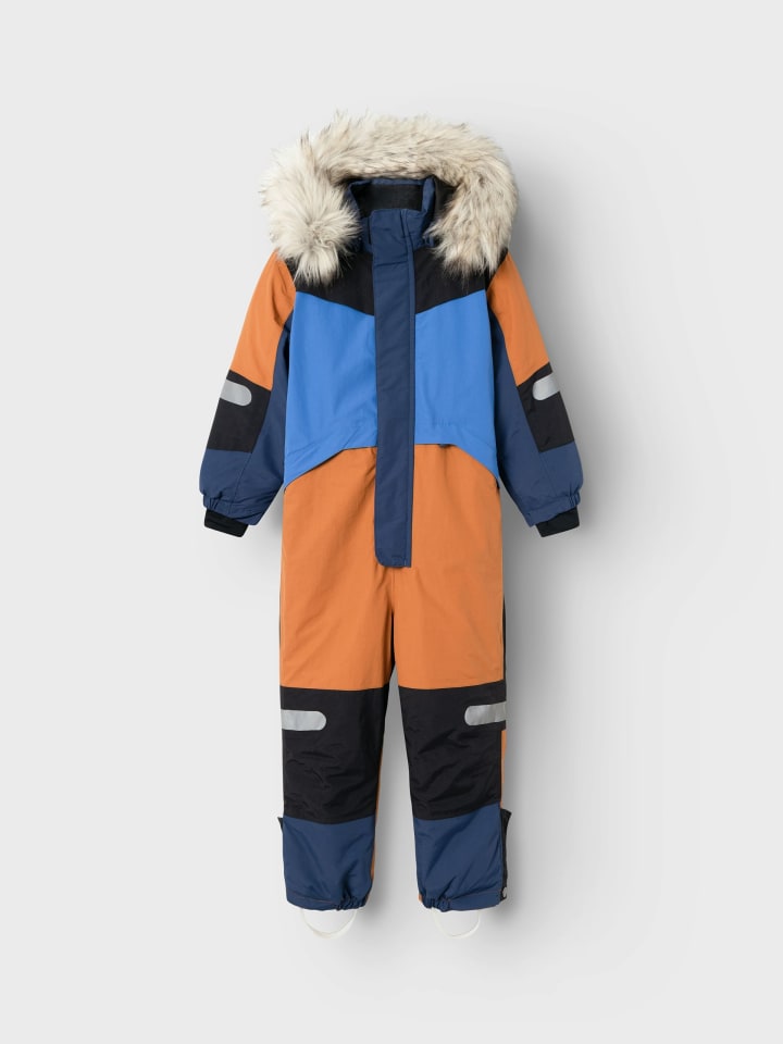 name it Skianzug NMNSTORM12 SKI SUIT BLOCK in leather brown günstig kaufen 92
