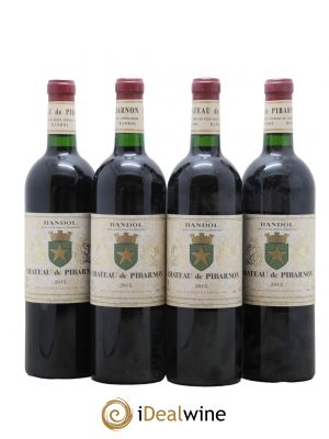 Bandol Château de Pibarnon Comte de Saint-Victor  2015 - Lot de 4 Bouteilles