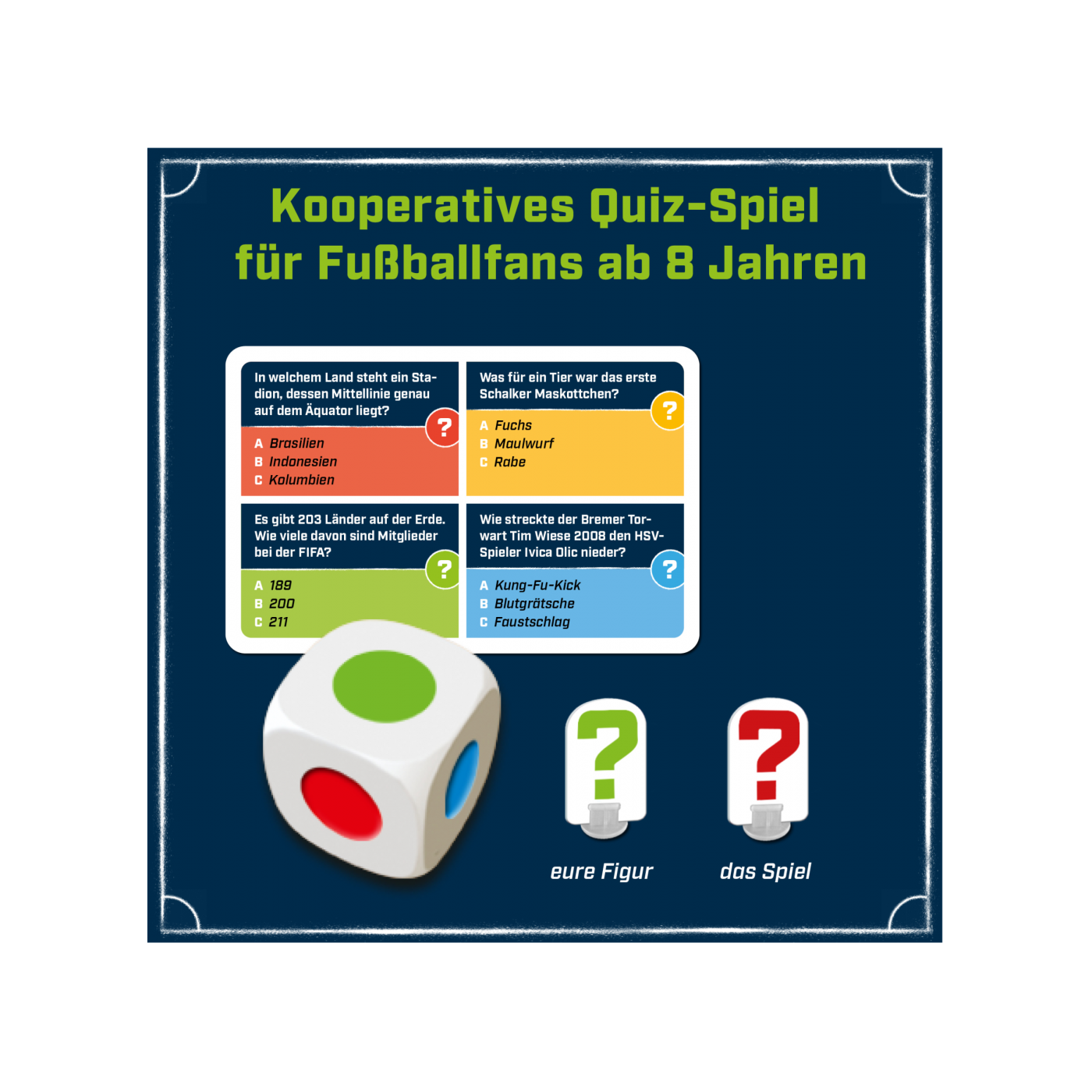 Kicker Fußball Quiz-Spiel Kids