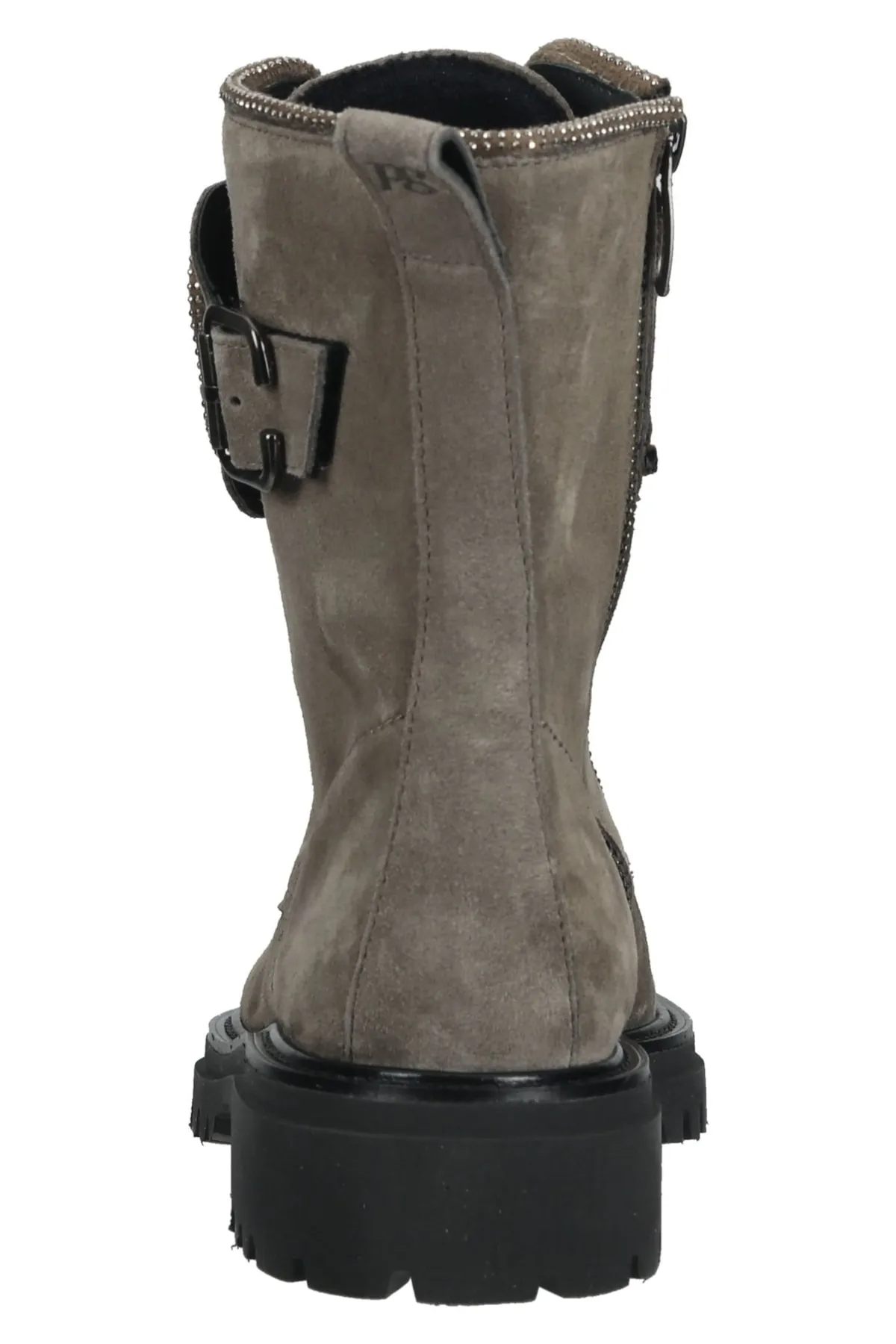 Paul Green  Stiefelette - Grau - Blockabsatz