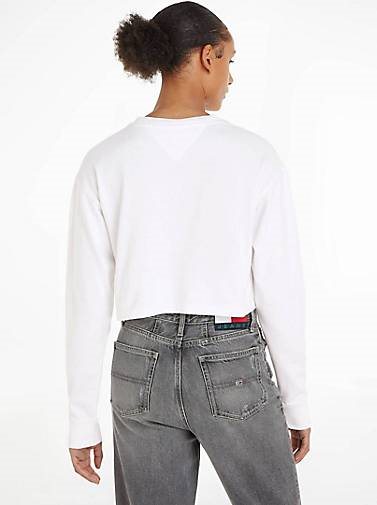 TOMMY-JEANS Damen Langarmshirt
