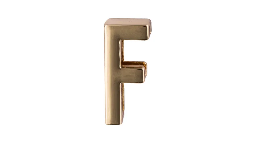 OHLALA! Golden Letter F für Personalize Cover & Sleeve