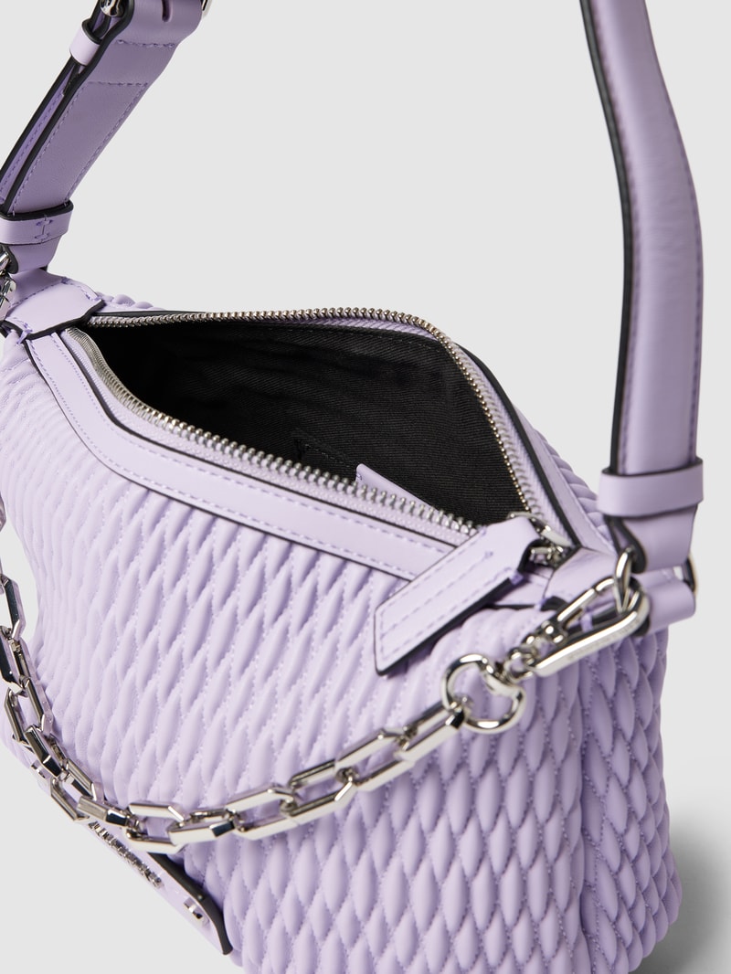 Handtasche mit Strukturmuster in flieder