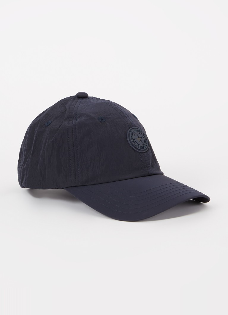 Airforce Waxed Crinkle cap with logo