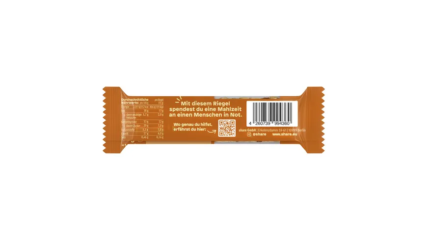 share Bio Nussriegel Karamell Meersalz 35 g