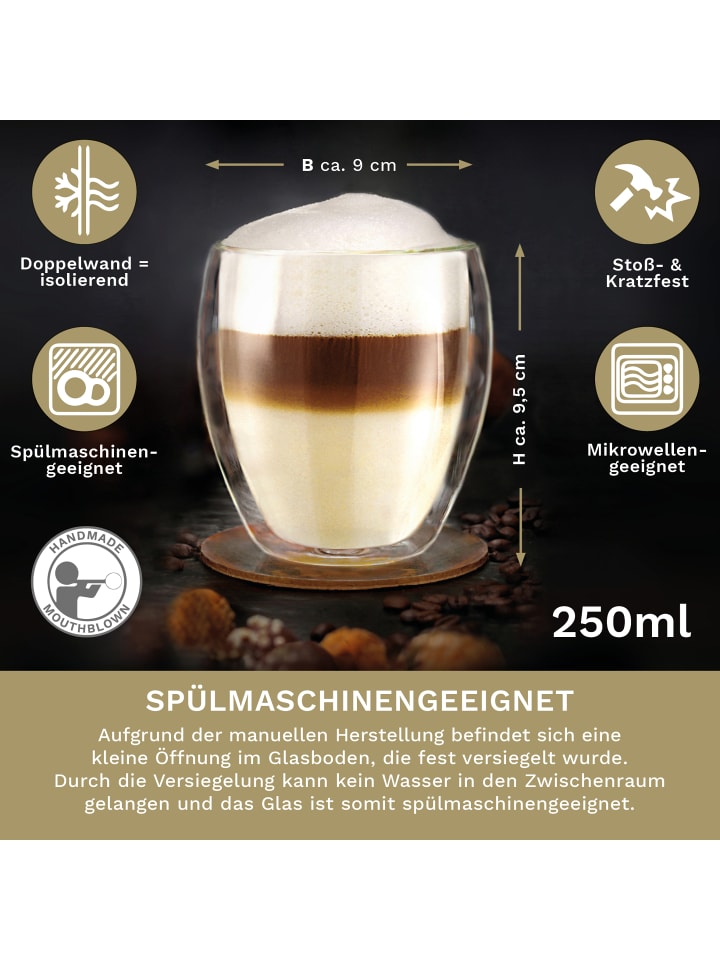Creano 6er Set Thermoglas dg-b 