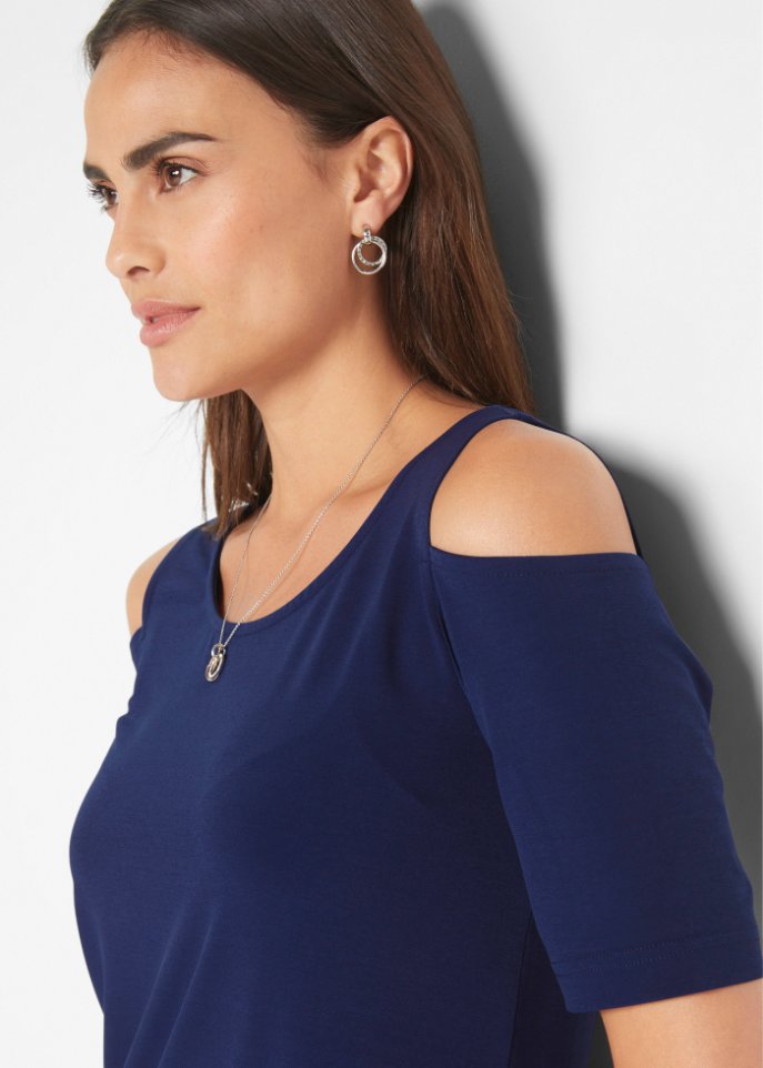Cold-Shoulder-Kleid