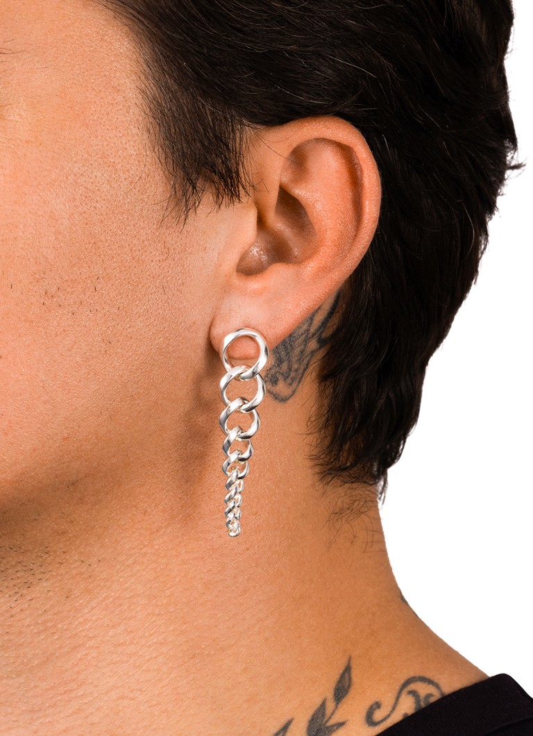 Buddha to Buddha Single silver earring