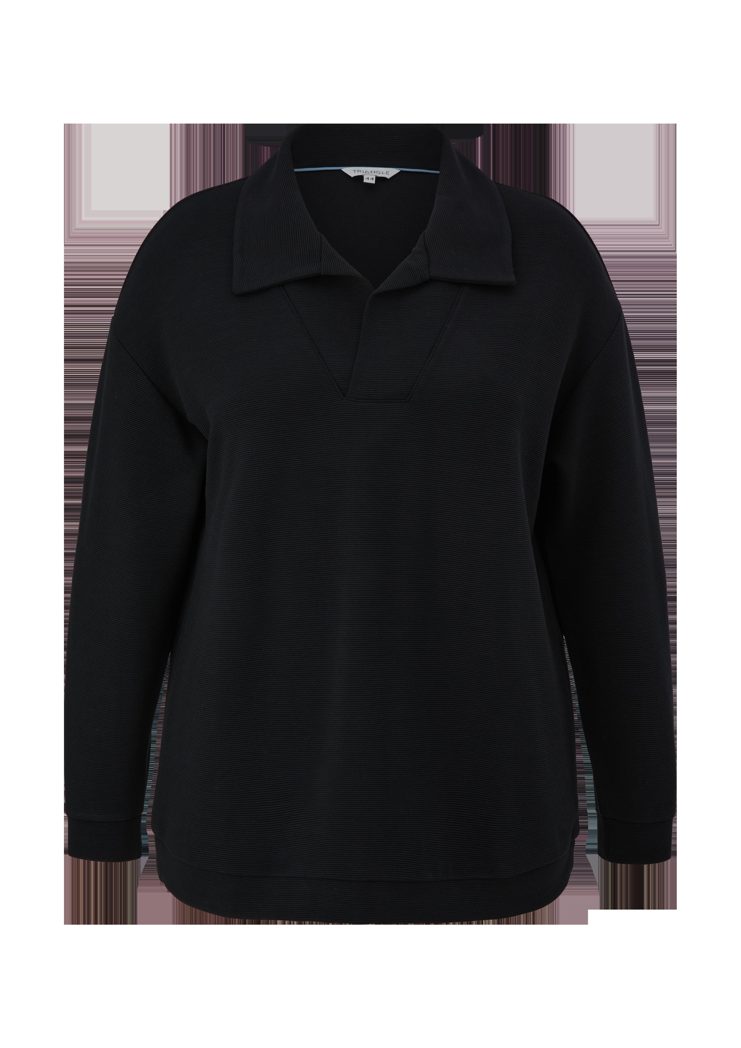 Shirt mit Troyerkragen  2126104-9999