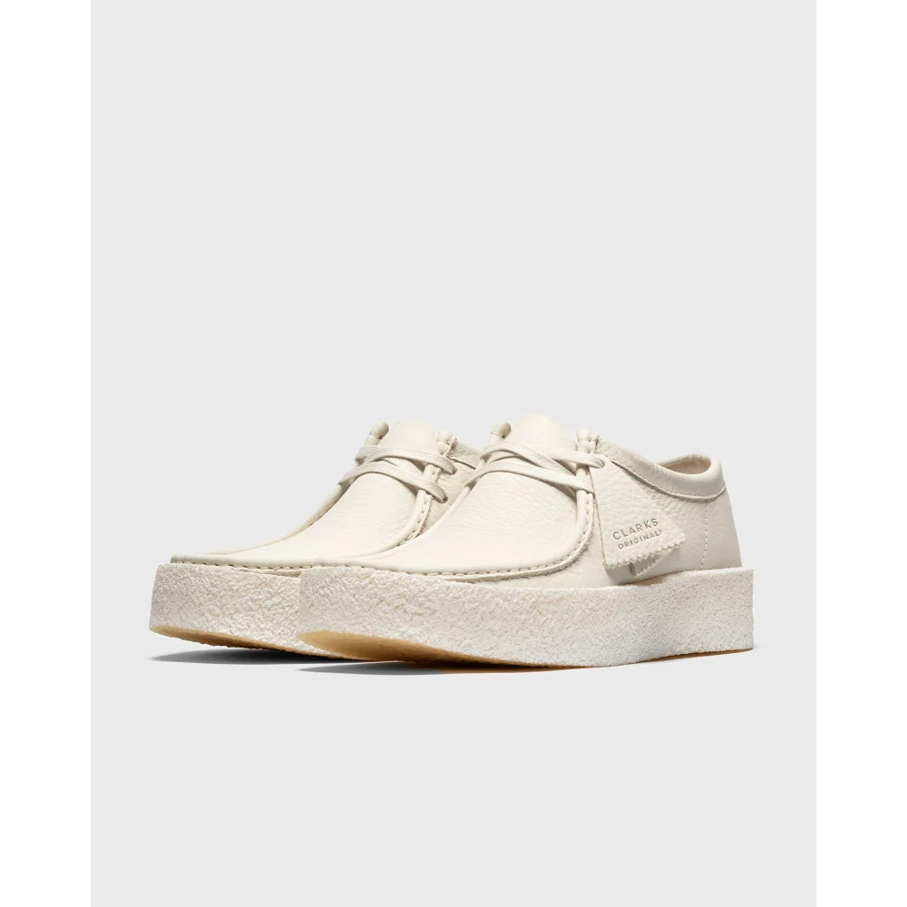 Clarks Wallabee Cup 26158153 / weiss