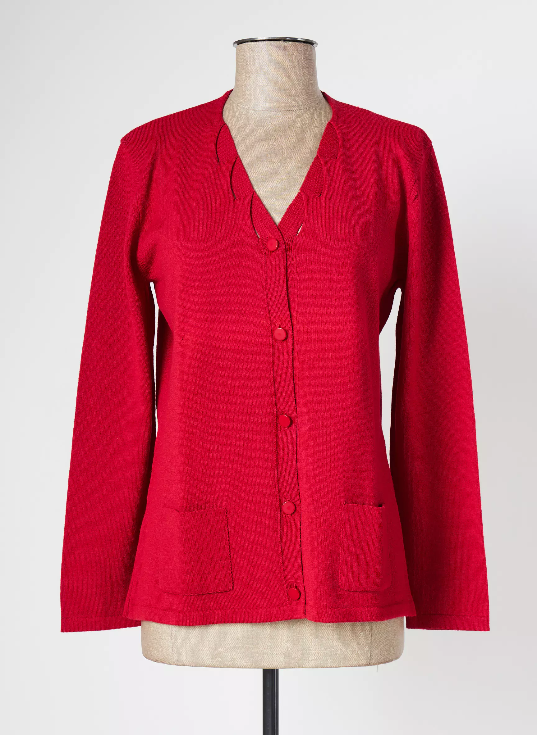Fileuse D Arvor Cardigans Femme couleur rouge