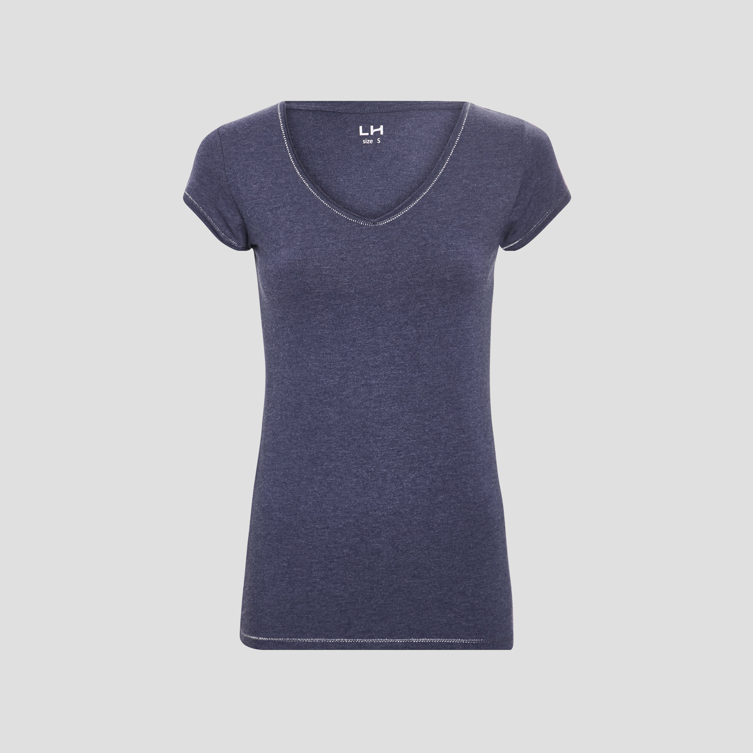 T-shirt manches courtes bleu marine femme | La Halle