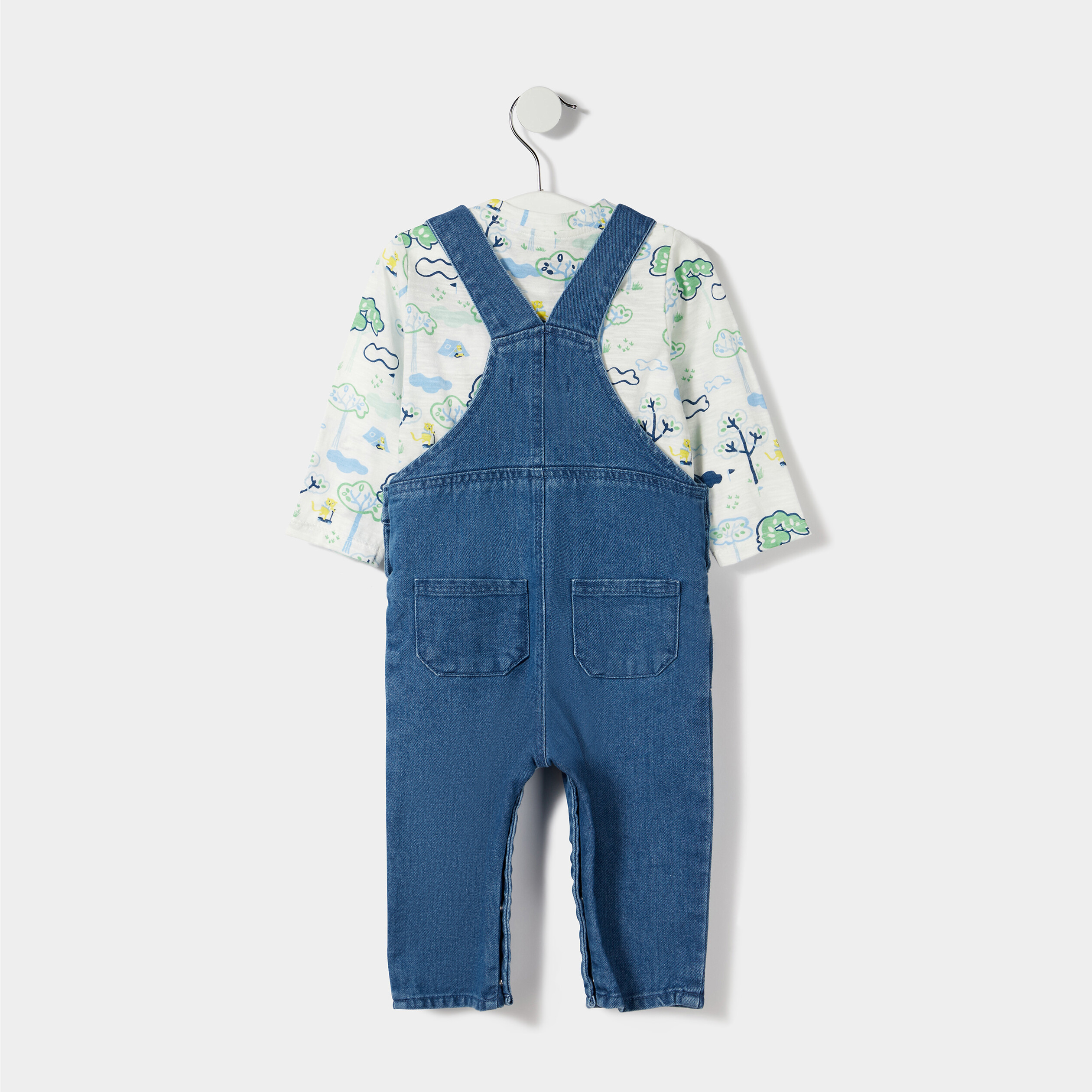 Ensemble 3 pièces denim stone bébé garçon | La Halle