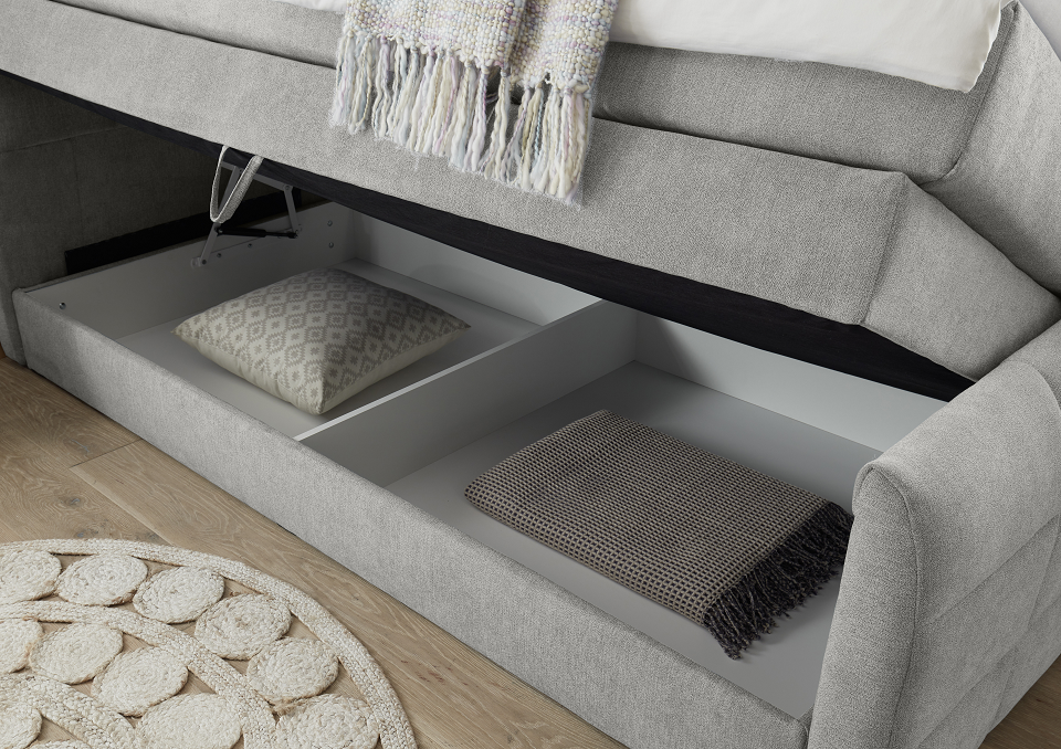 Boxspringbett Kuba mit Bettkasten 120 x 200 cm