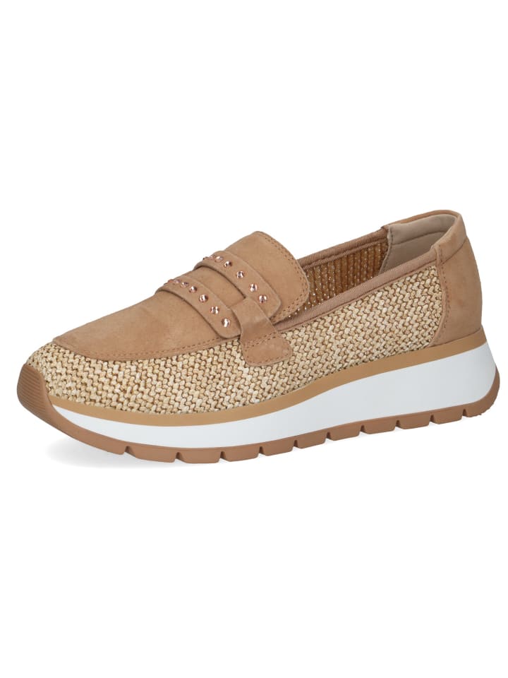 Caprice Halbschuhe beige günstig kaufen