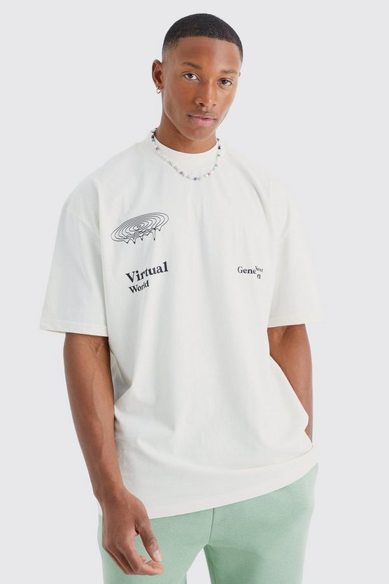 Oversize Official T-Shirt & Jogginghose mit Print